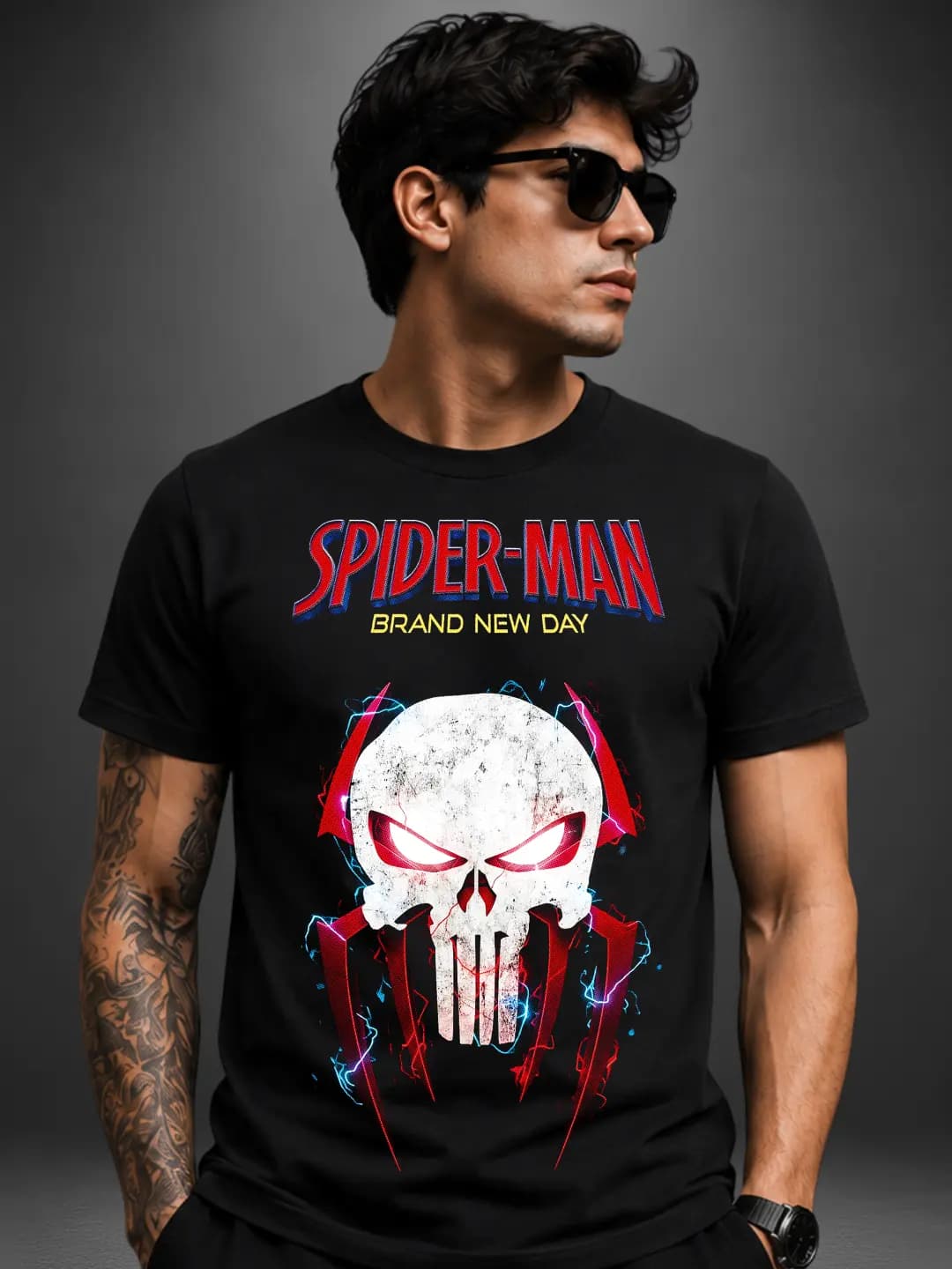 Spider-Man — Punisher Skull