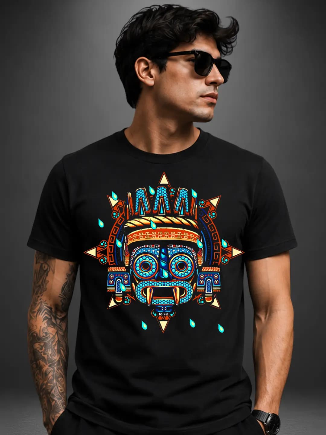 Máscara Azteca Solar