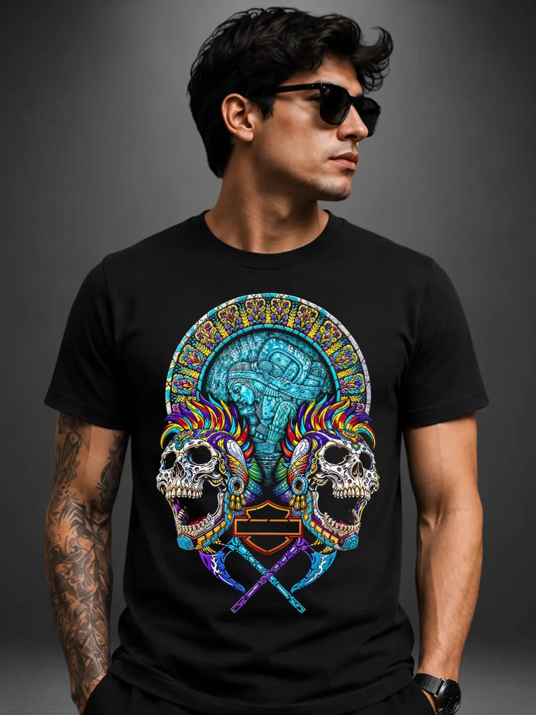 Calaveras Huichol Dúo