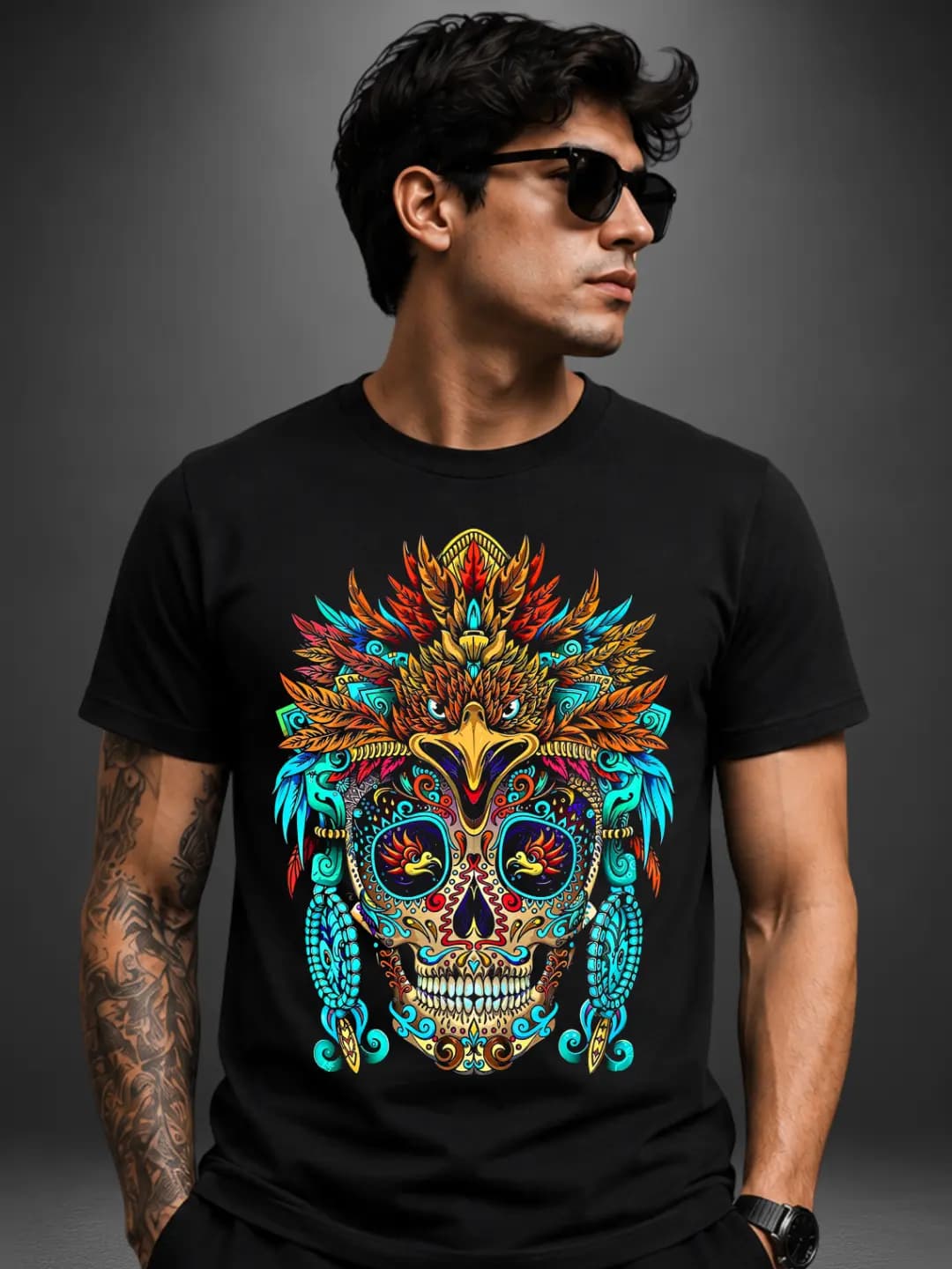 Calavera Guerrero Azteca