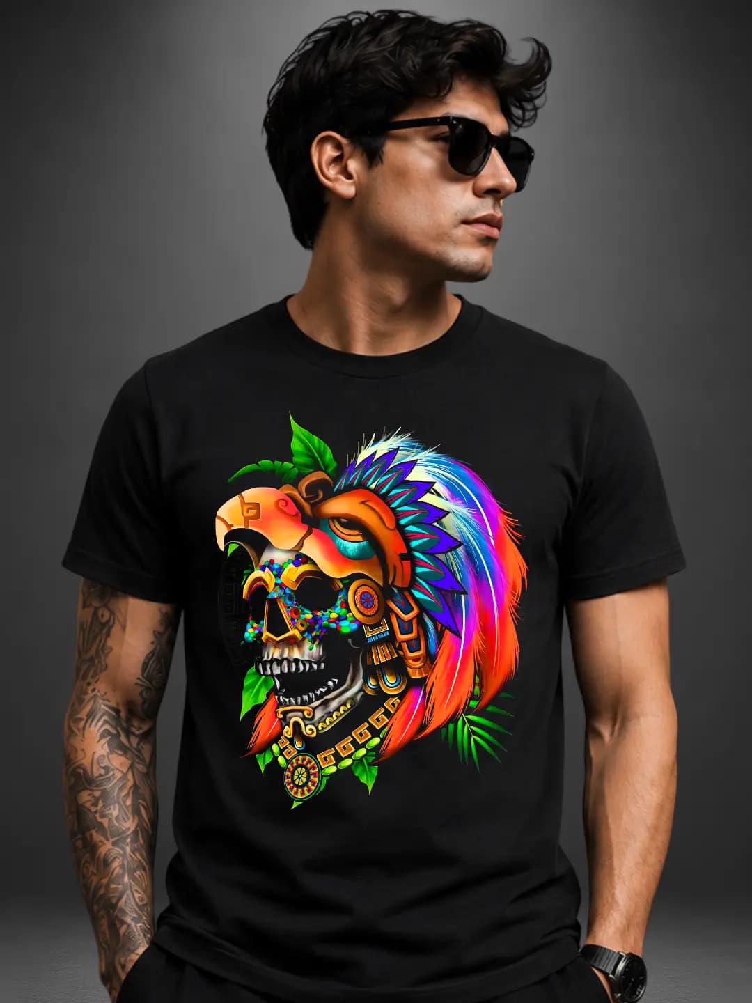 Calavera Quetzal Azteca