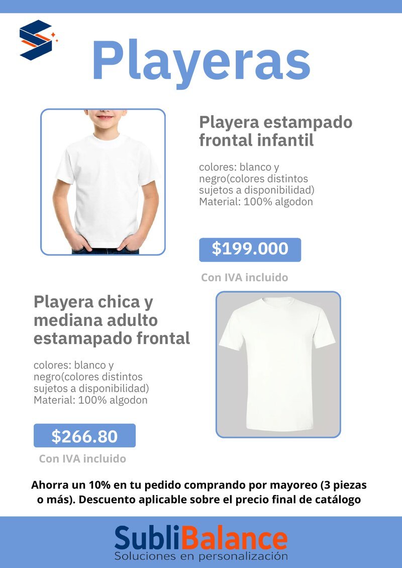 Playera estampado infantil